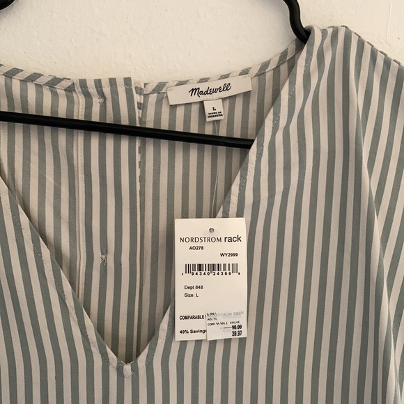 NWT Madewell striped dress - Picture 2 of 5
